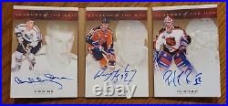 2018-19 The Cup Legends of the NHL Booklet Gretzky, Orr & Roy Autograph Auto 1/9