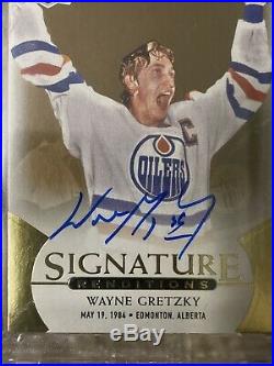 2018-19 The Cup Signature Renditions Wayne Gretzky Hard Signed Auto Oilers