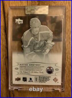 2018-19 Ud Clear Cut Wayne Gretzky Base Auto Oilers Rare Card