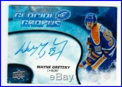 2018-19 Upper Deck Wayne Gretzky Glacial Graphs On Card Auto Edmonton Oilers Pd