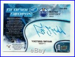 2018-19 Upper Deck Wayne Gretzky Glacial Graphs On Card Auto Edmonton Oilers Pd