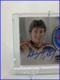 2018-19 Wayne Gretzky Auto Hall Of Fame Patch Oilers The Cup Autograph