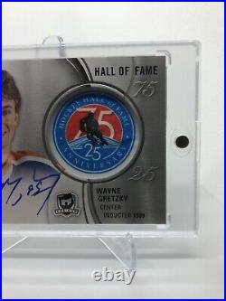 2018-19 Wayne Gretzky Auto Hall Of Fame Patch Oilers The Cup Autograph