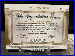 2019-20 Leaf Superlative Collection 1000 Points Game Used Jersey /6 Gretzky Jagr