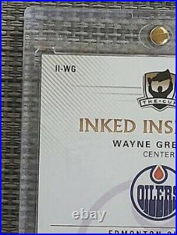 2019-20 The Cup Wayne Gretzky Inked Insignias Auto Patch #23/25- Oilers