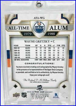 2019-20 Upper Deck The Cup Wayne Gretzky AUTO ALL-TIME ALUM 13/25