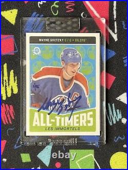 2019 Upper Deck OPC Wayne Gretzky On Card Buyback Auto Autograph SSP #1/5 Oilers