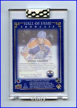 2020-21 UD Clear Cut WAYNE GRETZKY Auto Legends Hall Fame Showcase /35 Oilers