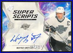 2020-21 UD SPX Hockey Wayne Gretzky Super Scripts Auto SSP LA Kings HOF