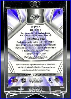 2021-22 Ultimate Collection Wayne Gretzky Legends Autograph /5 Black SSP