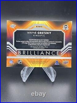 2021-22 Upper Deck Brilliance Wayne Gretzky The Cup Auto SSP HOF Kings B-WG