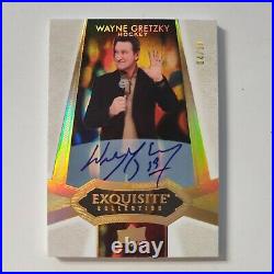 2021 Upper Deck Goodwin Exquisite Wayne Gretzky Gold Auto 04/10