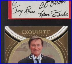 2022 Upper Deck Exquisite Collection Wayne Gretzky On Card Auto 3/10