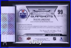 2022 Wayne Gretzky Ud Legends Premier Slapshots Autograph #psal-wg Cgc Auth