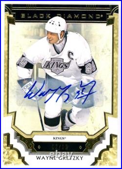 2023-24 UD Black Diamond WAYNE GRETZKY Pure Black Auto Autograph #d/10 Kings