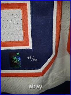 (4) Wga Wayne Gretzky Autographed Stanley Cup Jerseys (1984, 85, 87, 88) # 48/50