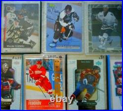 62 Card NHL Autographs & Inserts Lot! Gretzky Auto/serial #ed/jersey Cards/