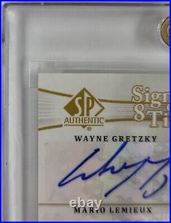 8 AUTOs 2011-12 UD SP Authentic #'D 5/5 w COA Gretzky, Lemieux, Orr, Roy WoW