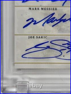 8 AUTOs 2011-12 UD SP Authentic #'D 5/5 w COA Gretzky, Lemieux, Orr, Roy WoW