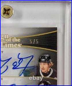 8 AUTOs 2011-12 UD SP Authentic #'D 5/5 w COA Gretzky, Lemieux, Orr, Roy WoW