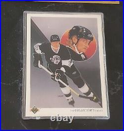 802 Goals 15×12 Wayne Gretzky Hof La Kings NHL Signed Photo Plaque Cards Vintage