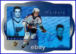 96/97 Upper Deck Spx Wayne Gretzky Gs1 Tribute Autograph Auto Oilers Kings Blues