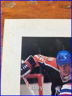 Authentic Autograph Of Wayne THE GOAT Gretzky- Second Year Picture! 1980s Auto