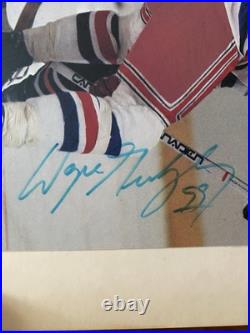 Authentic Autograph Of Wayne THE GOAT Gretzky- Second Year Picture! 1980s Auto