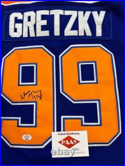 Authentic Hockey Jersey Wayne Gretzky Autographed Signed COA