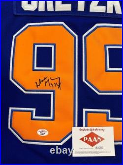 Authentic Hockey Jersey Wayne Gretzky Autographed Signed COA