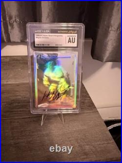 Authenticated CGC Upper Deck Wayne Gretzky Autographed Hologram 1990