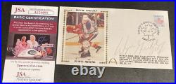 Autographed Gateway Envelope by WAYNE GRETZKY Points Record 12/5/1982 JSA Cert