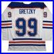 Autographed/Signed Wayne Gretzky Edmonton White Hockey Jersey PSA/DNA COA