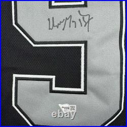 Autographed/Signed Wayne Gretzky Los Angeles Kings Black Jersey Fanatics COA