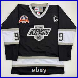 Autographed/Signed Wayne Gretzky Los Angeles Kings Black Jersey Fanatics COA