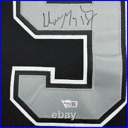 Autographed/Signed Wayne Gretzky Los Angeles Kings Black M&N Jersey Fanatics COA