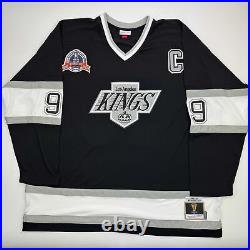 Autographed/Signed Wayne Gretzky Los Angeles Kings Black M&N Jersey Fanatics COA