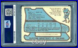 Autographed Wayne Gretzky 1979 O-Pee-Chee #18 PSA Auto 9