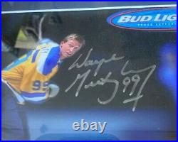 Bud Light Bubble Boys Vs Wayne Gretzky Autograph WG Authentic COA