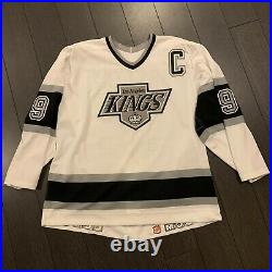 CCM Wayne Gretzky Los Angeles LA Kings Signed Auto COA Double Tag Jersey sz. 54