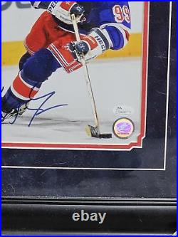 CUSTOM FRAMED AND AUTOGRAPHED WAYNE GRETZKY PHOTO New York Rangers #99
