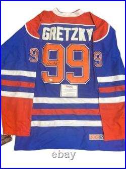 Edmonton Oilers Wayne Gretzky #99 Autograph Jersey Signed Fanatics Certified
