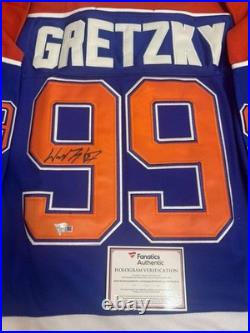 Edmonton Oilers Wayne Gretzky #99 Autograph Jersey Signed Fanatics Certified