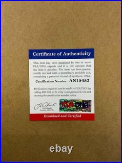 Edmonton Oilers Wayne Gretzky Signed Autographed Jersey Framed PSA