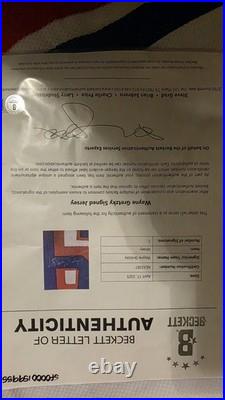 Framed Signed Wayne Gretzky Rangers Starter Jersey With COA