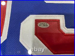 Framed Wayne Gretzky Autographed New York Rangers NHL Jersey PAAS Authentic