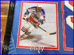Framed Wayne Gretzky Autographed New York Rangers NHL Jersey PAAS Authentic