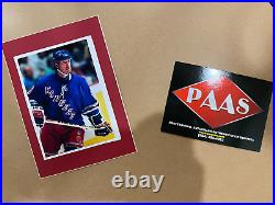 Framed Wayne Gretzky Autographed New York Rangers NHL Jersey PAAS Authentic