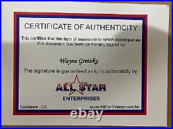 Framed Wayne Gretzky Autographed New York Rangers NHL Jersey PAAS Authentic