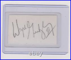 G2U Wayne Gretzky Autograph Laminated on Card